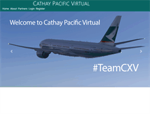 Tablet Screenshot of cathaypacificvirtual.com